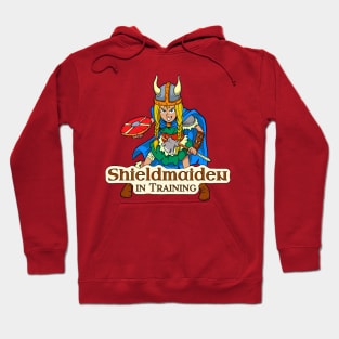 Viking Warrior Girl - Shieldmaiden in Training Hoodie